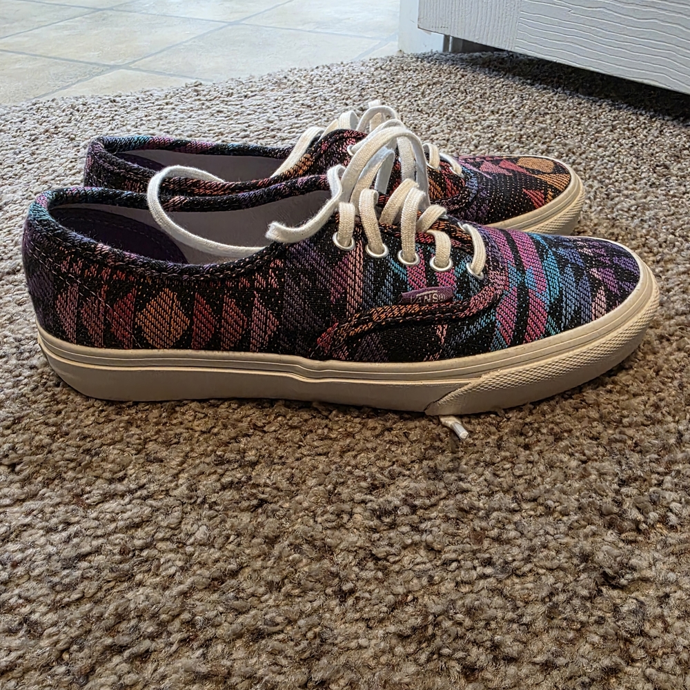Vans Women's Colorful Patterned Sneakers